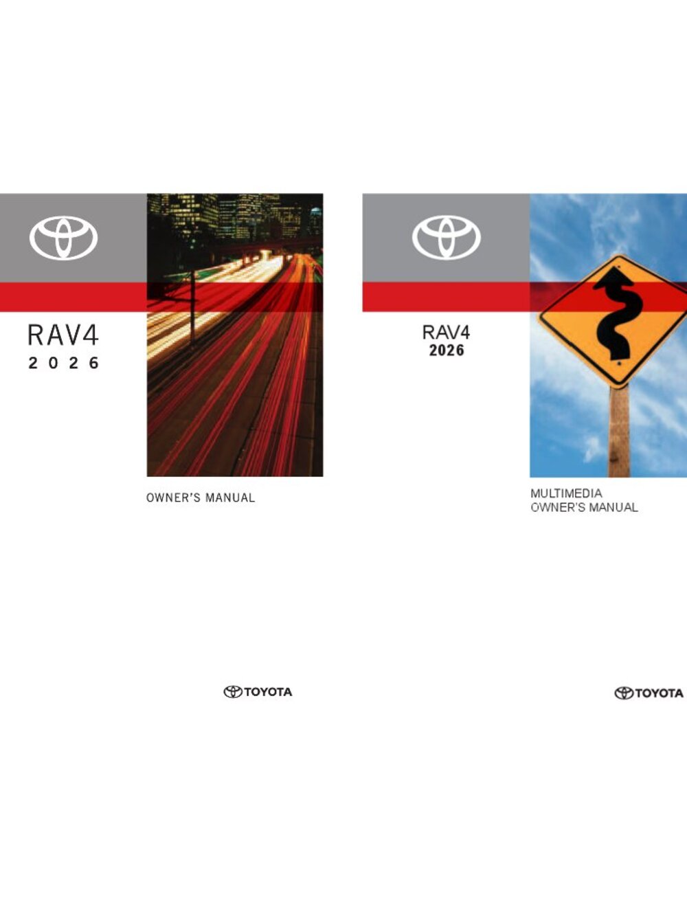 2026 TOYOTA RAV4 Owner's Manual & Multimedia